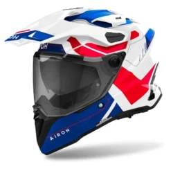 Kask integralny AIROH COMMANDER 2 REVEAL BLUE/RED GLOSS niebieski czerwony biały