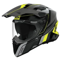 Kask integralny AIROH COMMANDER 2 SKIP YELLOW MATT czarny szary żółty fluo