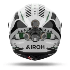 Kask integralny AIROH CONNOR ALLIGATOR GLOSS zielony biały