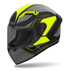 Kask integralny AIROH CONNOR DUNK YELLOW MATT szary żółty fluo
