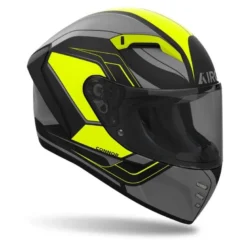 Kask integralny AIROH CONNOR DUNK YELLOW MATT szary żółty fluo