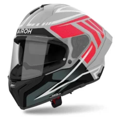 Kask integralny AIROH MATRYX RIDER RED MATT czerwony szary czarny