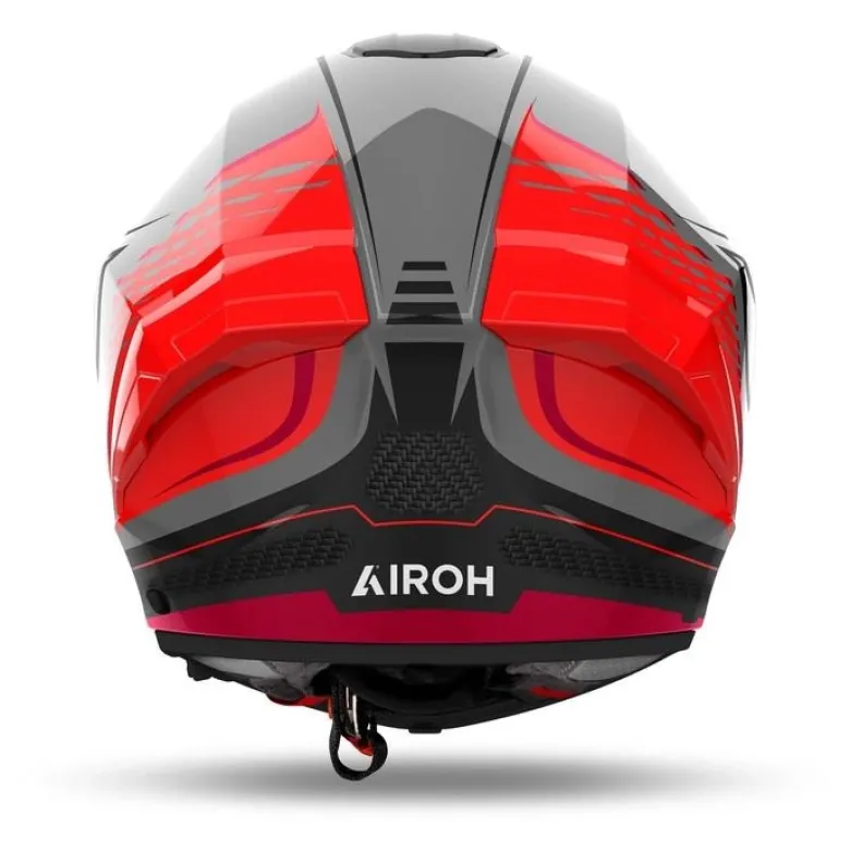 Kask integralny AIROH MATRYX ROCKET RED GLOSS czerwony szary czarny