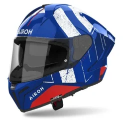 Kask integralny AIROH MATRYX SCOPE BLUE/RED GLOSS niebieski czerwony biały