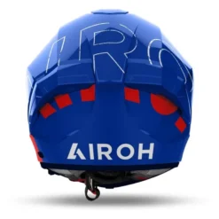 Kask integralny AIROH MATRYX SCOPE BLUE/RED GLOSS niebieski czerwony biały