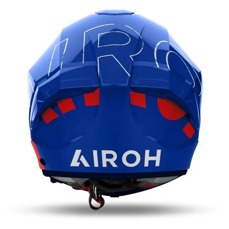 Kask integralny AIROH MATRYX SCOPE BLUE/RED GLOSS niebieski czerwony biały