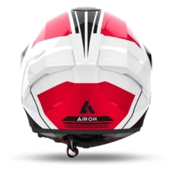 Kask integralny AIROH MATRYX THRON RED GLOSS czerwony biały czarny
