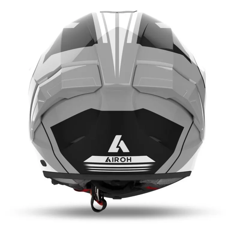 Kask integralny AIROH MATRYX THRON WHITE GLOSS biały szary czarny