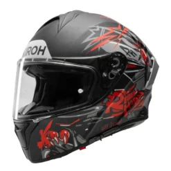 Kask integralny AIROH SPARK 2 CRUZE BLACK GREY MATT czarny szary czerwony