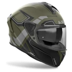 Kask integralny AIROH SPARK 2 DART MILITARY GREEN MATT zielony szary czarny
