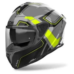 Kask integralny AIROH SPARK 2 DART YELLOW GLOSS żółty fluo szary czarny