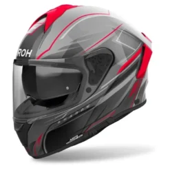 Kask integralny AIROH SPARK 2 SHADOW RED GLOSS czerwony szary
