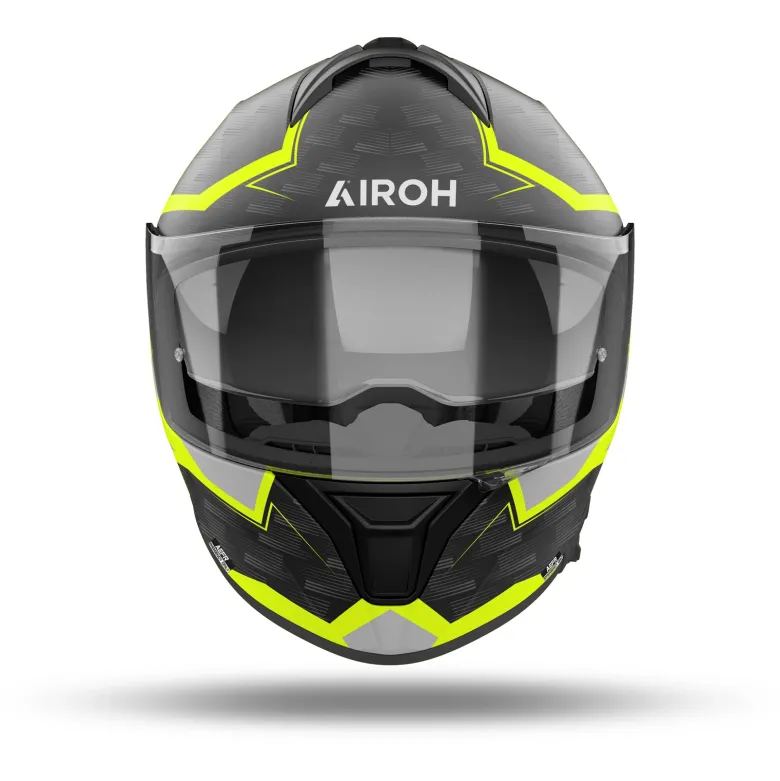 Kask integralny AIROH SPARK 2 ZENITH YELLOW MATT żółty czarny szary