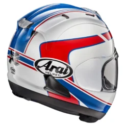 Kask integralny ARAI RX-7 V EVO SCHWANTZ DESIGN biały niebieski czerwony