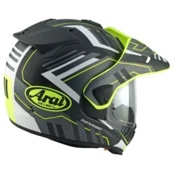 Kask integralny ARAI TOUR-X5 TRAIL YELLOW szary żółty fluo biały czarny