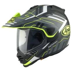 Kask integralny ARAI TOUR-X5 TRAIL YELLOW szary żółty fluo biały czarny