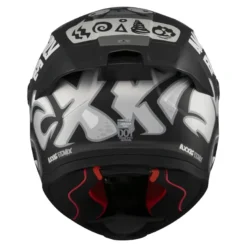 Kask integralny AXXIS FENIX ANGRY FACE B2 MATT czarny szary