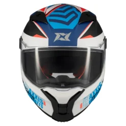 Kask integralny AXXIS FENIX ESSENCE A7 GLOSS niebieski czerwony szary czarny