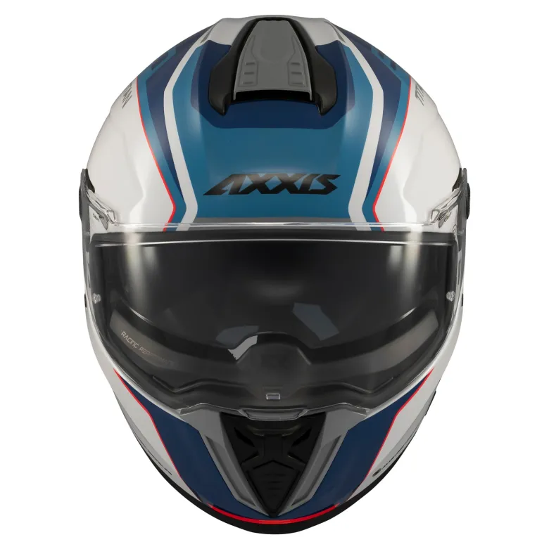 Kask integralny AXXIS HAWK EVO SV TITAN A7 GLOSS BLUE niebieski biały