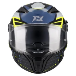 Kask integralny AXXIS PANTHER SV DIMENSION B3 GLOSS niebieski żółty fluo czarny biały