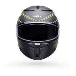 Kask integralny BELL LITHIUM ECE6 VELO MATTE PEARL BLACK YELLOW czarny biały fioletowy żółty fluo