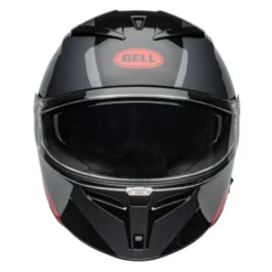 Kask integralny BELL LITHIUM ECE6 SHEAR METALLIC GREY RED czarny czerwony szary