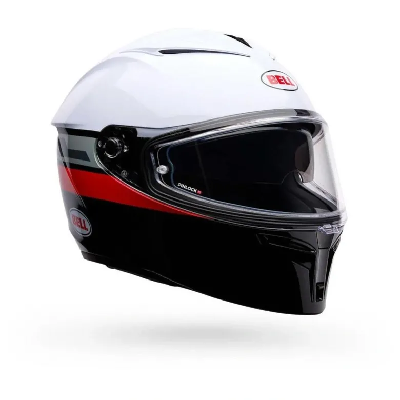 Kask integralny BELL LITHIUM ECE6 MOTION WHITE RED czarny biały czerwony