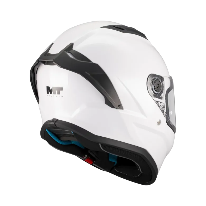 Kask integralny dziecięcy MT STINGER 2 KIDS PURE GLOSS WHITE biały
