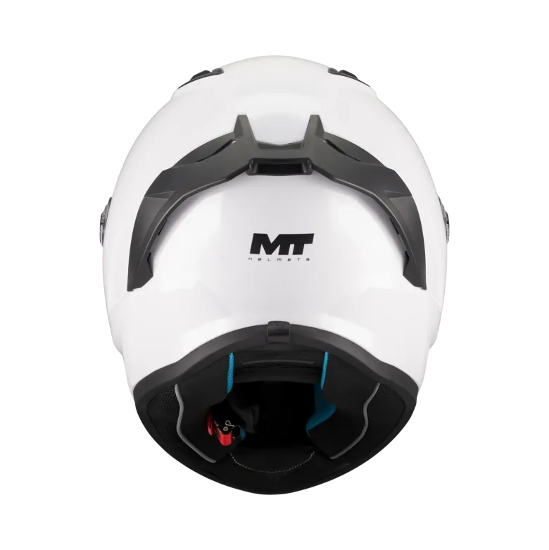 Kask integralny dziecięcy MT STINGER 2 KIDS PURE GLOSS WHITE biały