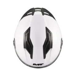 Kask integralny dziecięcy MT STINGER 2 KIDS PURE GLOSS WHITE biały