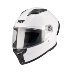 Kask integralny dziecięcy MT STINGER 2 KIDS PURE GLOSS WHITE biały