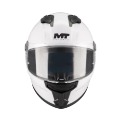 Kask integralny dziecięcy MT STINGER 2 KIDS PURE GLOSS WHITE biały