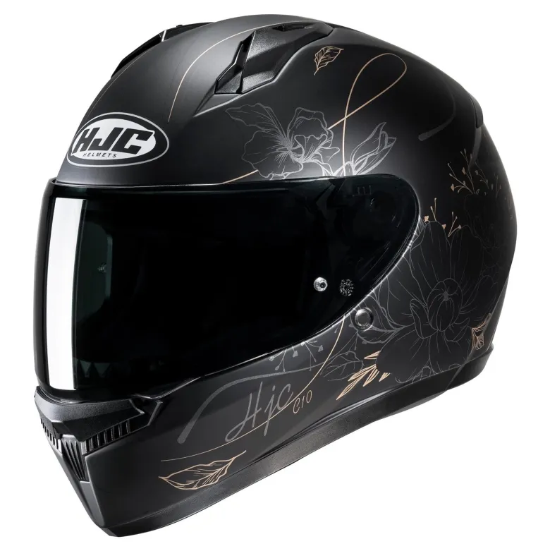 Kask integralny HJC C10 EPIK BLACK czarny złoty srebrny