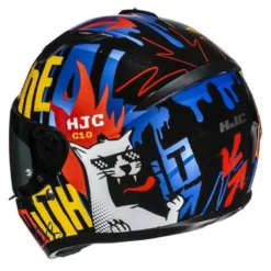 Kask integralny HJC C10 FOP BLACK/BLUE czarny niebieski
