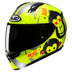 Kask integralny HJC C10 GETI GREEN/BLACK zielony fluo czarny srebrny