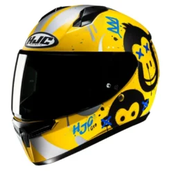 Kask integralny HJC C10 GETI YELLOW/SILVER żółty srebrny czarny niebieski