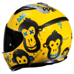 Kask integralny HJC C10 GETI YELLOW/SILVER żółty srebrny czarny niebieski