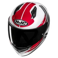 Kask integralny HJC C10 HIPER WHITE/RED biały czerwony