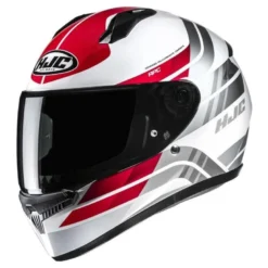 Kask integralny HJC C10 HIPER WHITE/RED biały czerwony