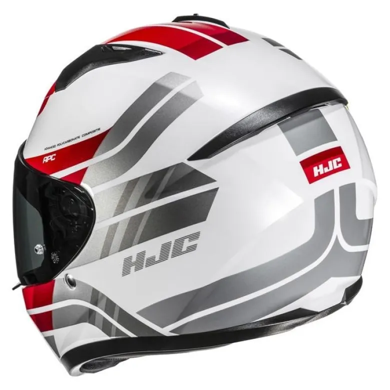 Kask integralny HJC C10 HIPER WHITE/RED biały czerwony
