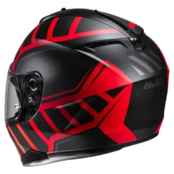 Kask integralny HJC C70N HOLT BLACK/RED czerwony czarny