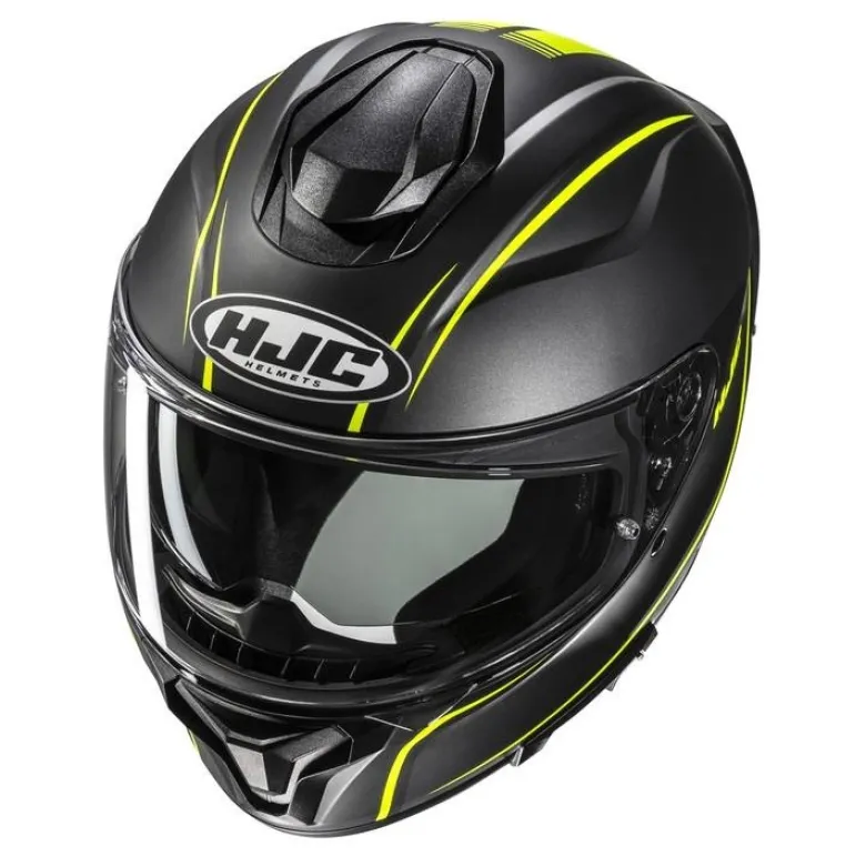 Kask integralny HJC C71 QUEZ BLACK/YELLOW czarny żółty