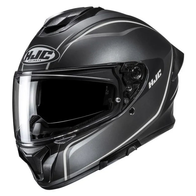 Kask integralny HJC C71 QUEZ BLACK/GREY czarny szary