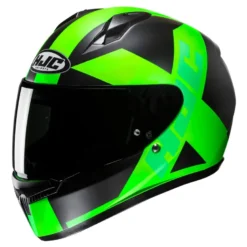 Kask integralny HJC C10 TEZ FLUO GREEN/BLACK zielony fluo czarny