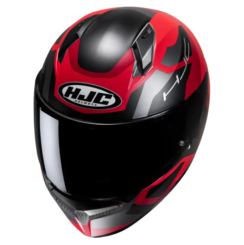 Kask integralny HJC C10 TINS BLACK/RED czerwony czarny szary