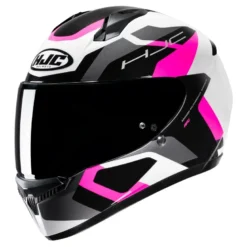 Kask integralny HJC C10 TINS WHITE/PINK biały różowy grafitowy czarny