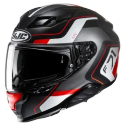 Kask integralny HJC F71 ARCAN BLACK/RED szary czerwony czarny biały