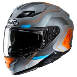 Kask integralny HJC F71 ARCAN GREY/RED szary pomarańczowy niebieski