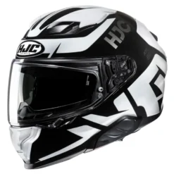 Kask integralny HJC F71 BARD BLACK/WHITE czarny biały