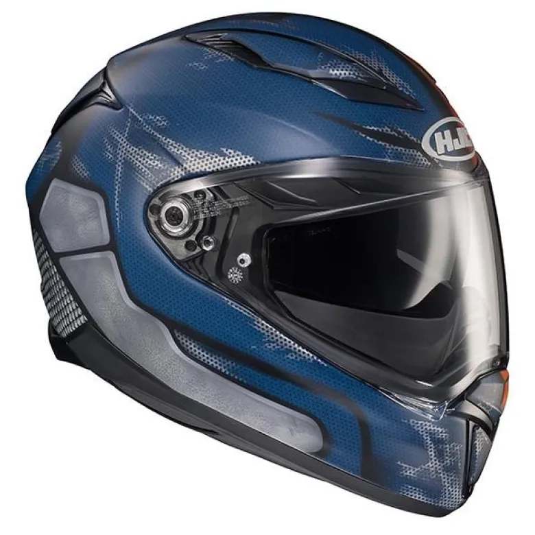 Kask integralny HJC F70 DEATHSTROKE DC COMICS BLUE/ORANGE niebieski pomarańczowy szary czarny